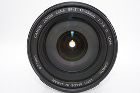 【外観特上級】Canon 標準ズームレンズ EF-S17-55mm F2.8 IS USM APS-C対応