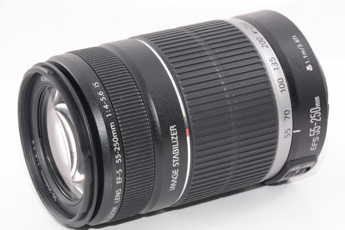 【外観特上級】Canon 望遠レンズ EF-S55-250mm F4-5.6 IS