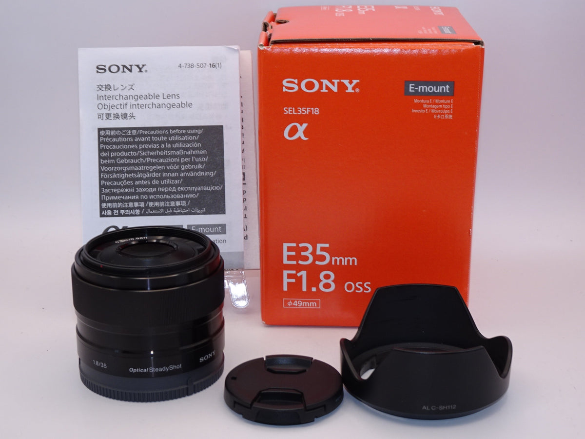 【外観特上級】ソニー SONY 単焦点レンズ E 35mm F1.8 OSS ソニー Eマウント用 APS-C専用 SEL35F18