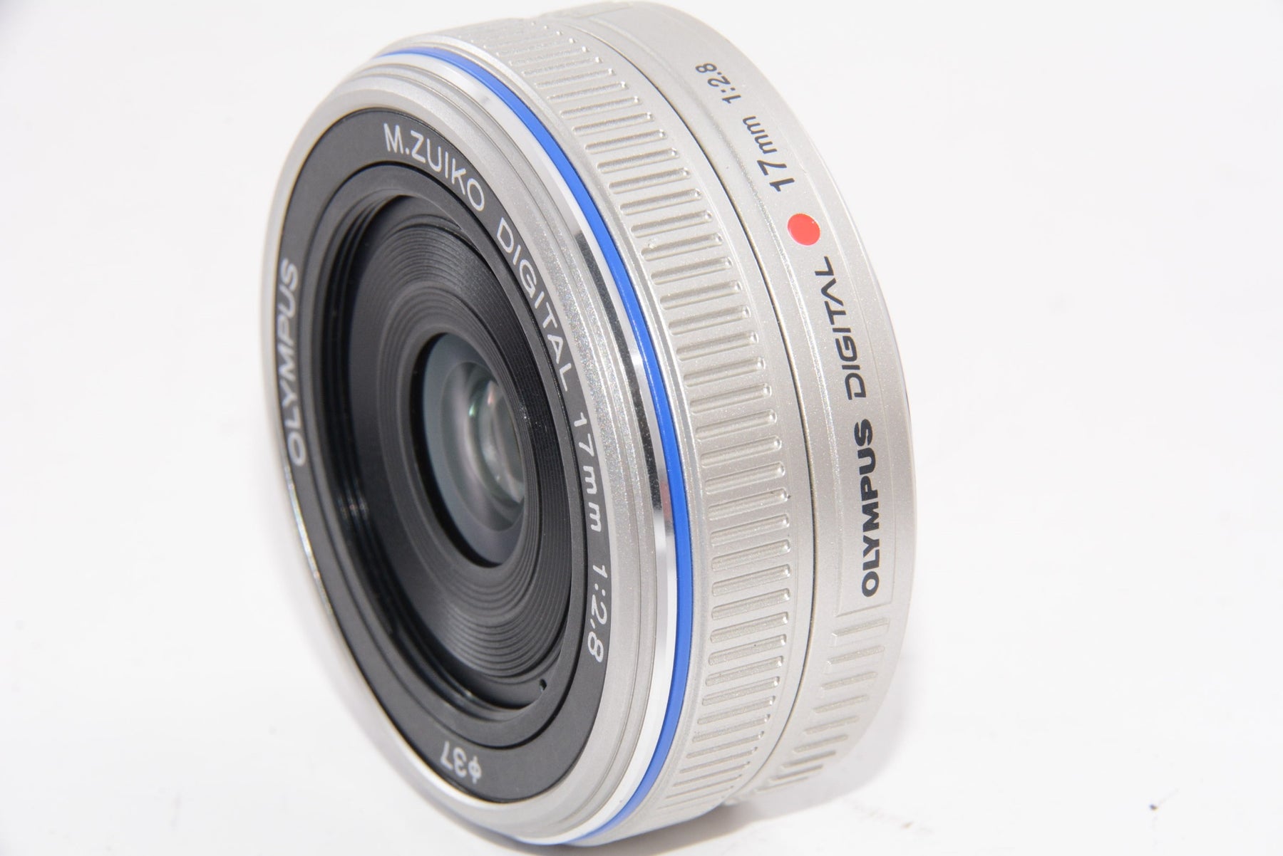 【外観並級】OLYMPUS パンケーキレンズ M.ZUIKO DIGITAL 17mm F2.8 シルバー
