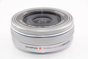 【外観並級】OLYMPUS M.ZUIKO DIGITAL ED 14-42mm F3.5-5.6 EZ SLV