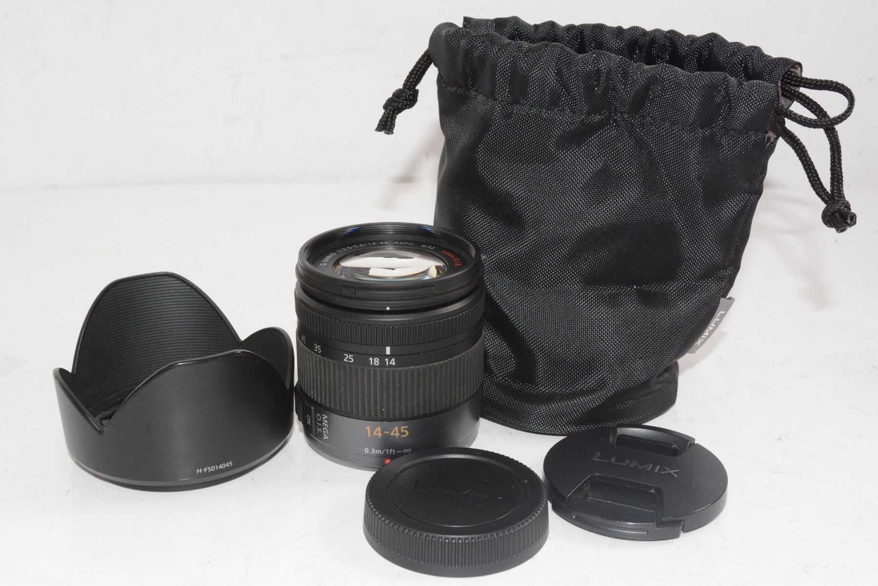 【外観特上級】Panasonic LUMIX G VARIO 14-45mm F3.5-5.6 ASPH MEGA O.I.S.