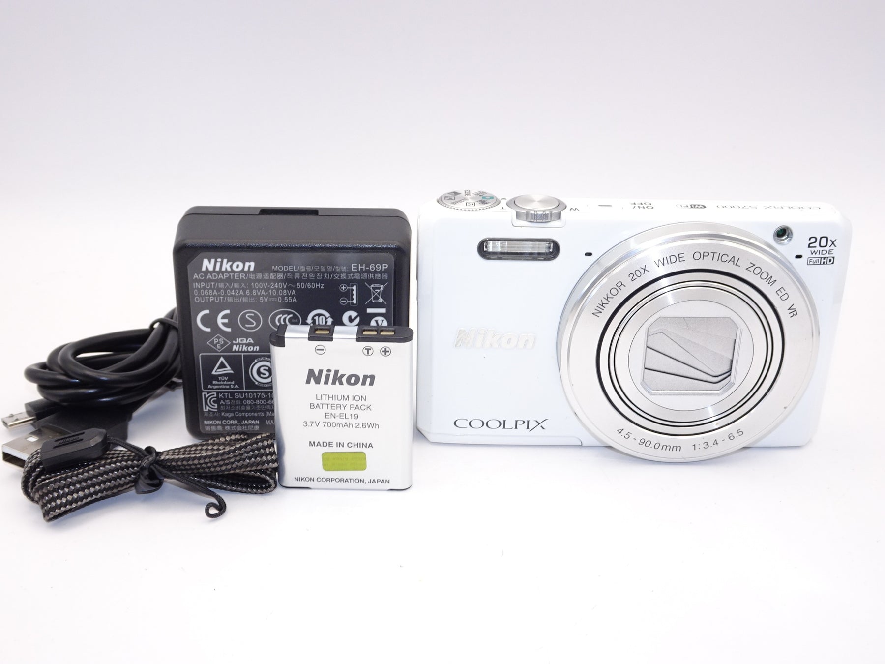 【外観並級】Nikon デジタルカメラ COOLPIX S7000 ホワイト S7000WH