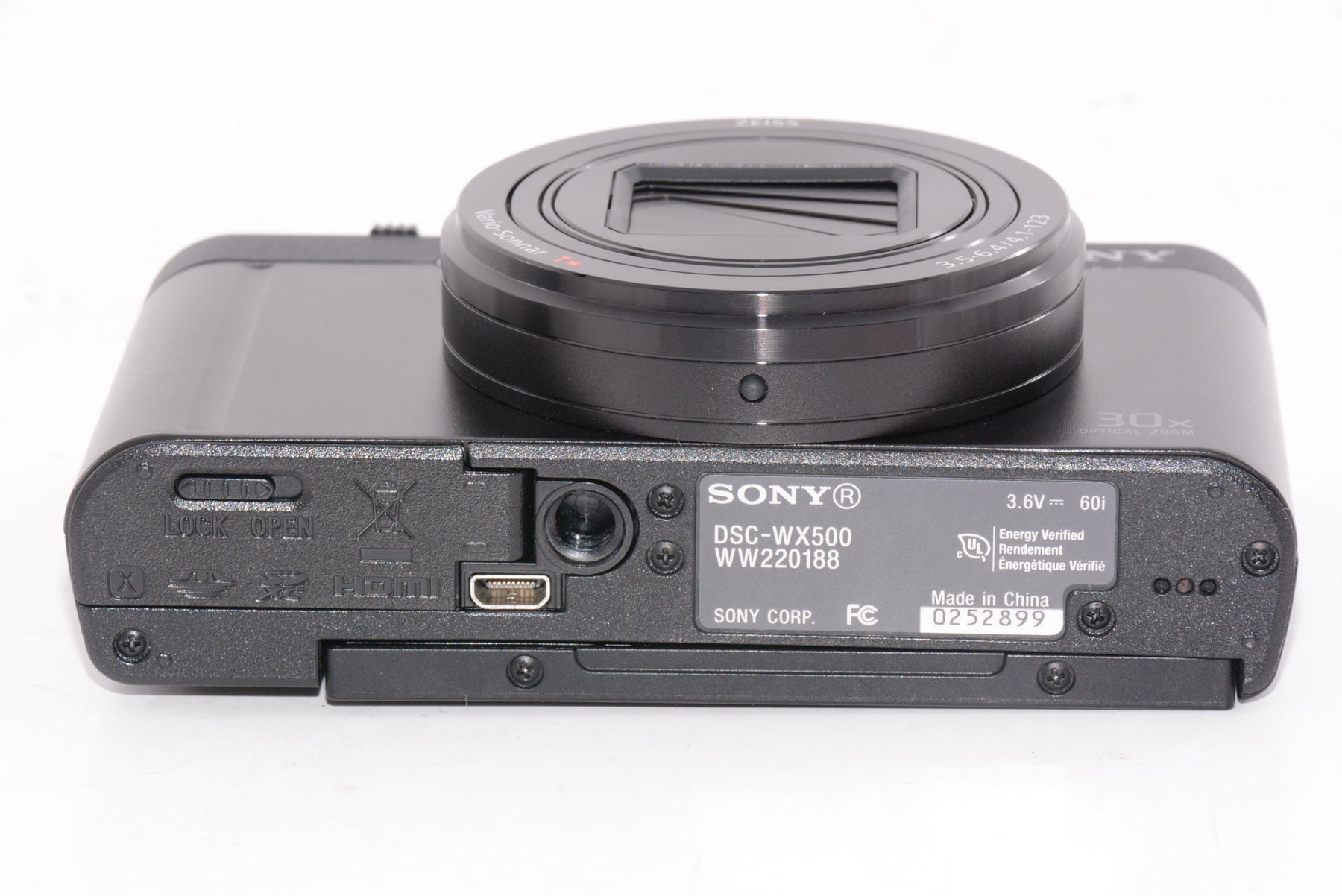 【外観特上級】SONY デジタルカメラ DSC-WX500 ブラック Cyber-shot
