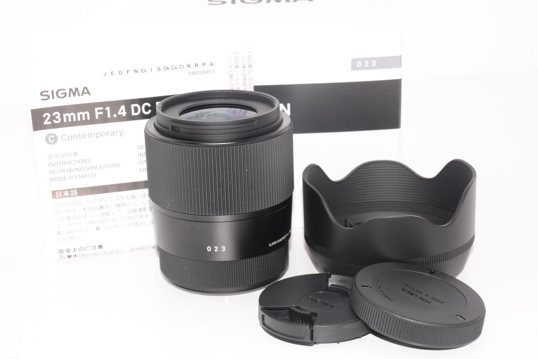 【ほぼ新品】SIGMA 富士フイルム Xマウントレンズ 23mm F1.4 DC DN APS-C