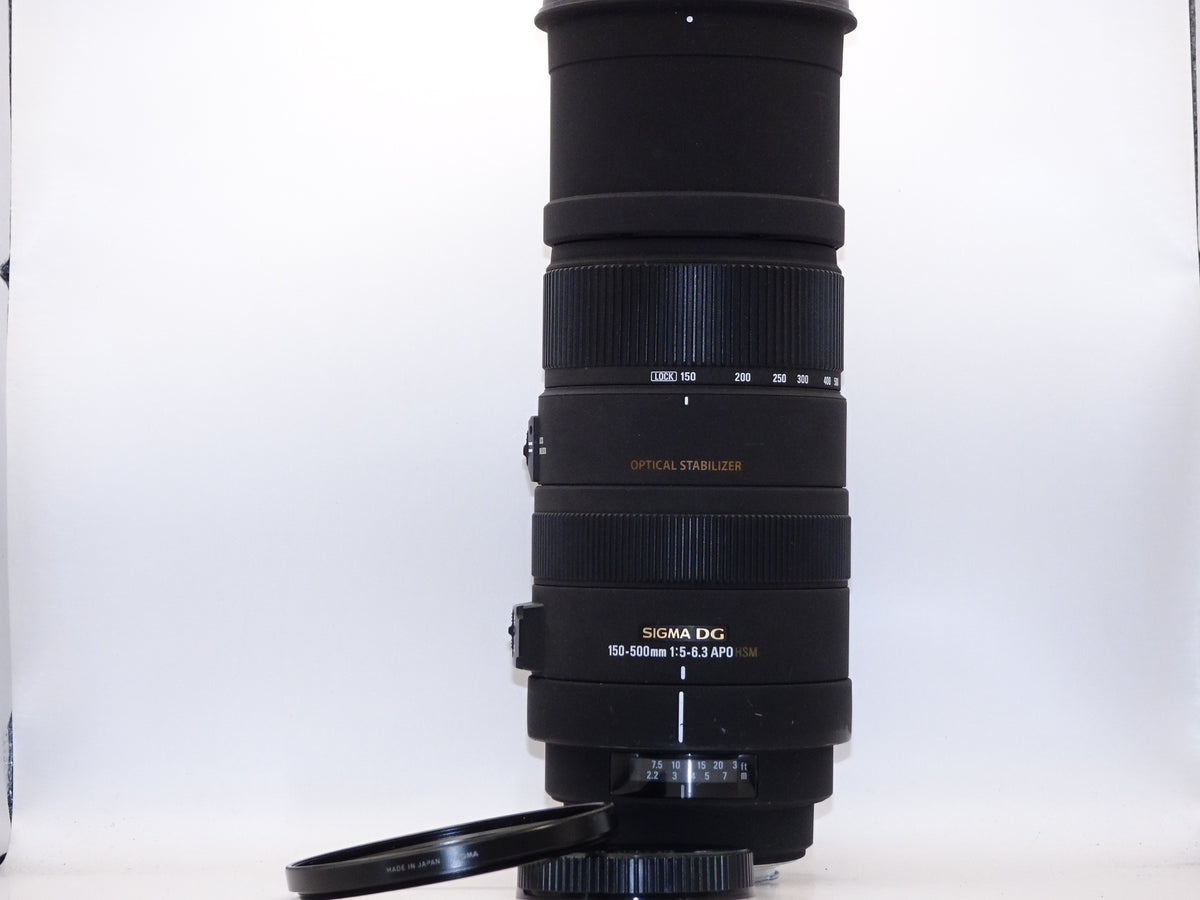 【外観並級】SIGMA 超望遠ズームレンズ APO 150-500mm F5-6.3 DG OS HSM キヤノン用 フルサイズ対応