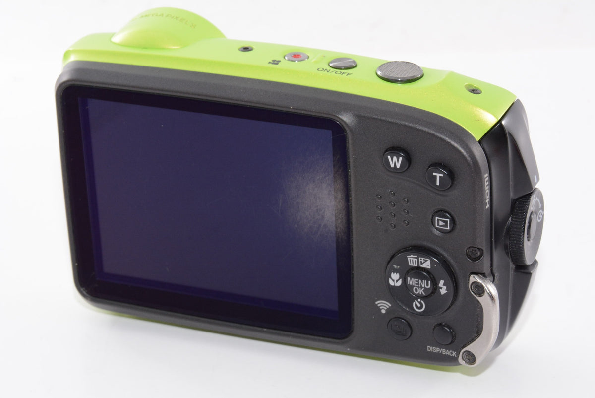 【外観並級】FUJIFILM デジタルカメラ XP120 ライム 防水 FX-XP120LM