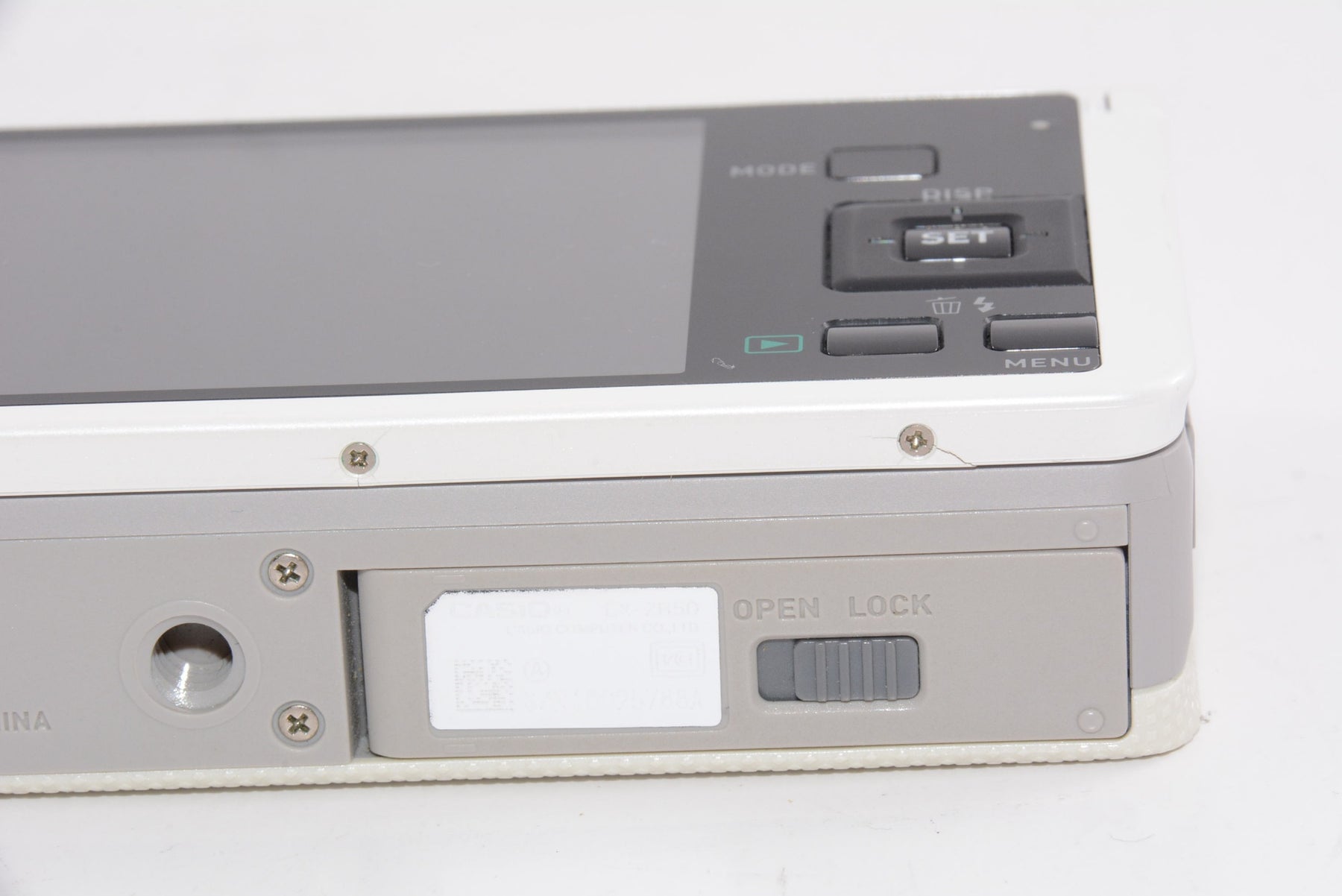 【外観並級】CASIO デジタルカメラ EXILIM EX-ZR50WE ホワイト