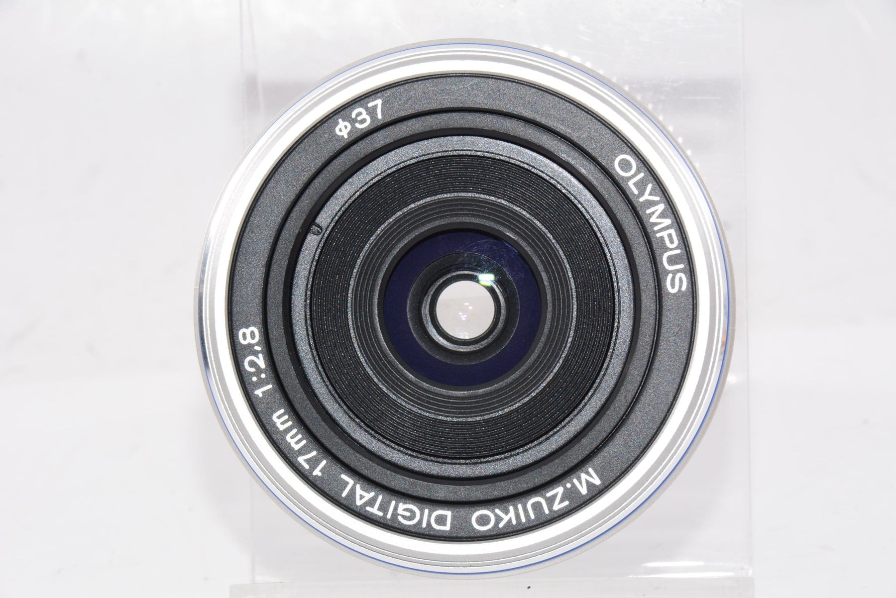【外観特上級】OLYMPUS パンケーキレンズ M.ZUIKO DIGITAL 17mm F2.8 シルバー