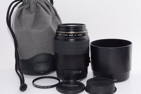 【外観特上級】Canon 単焦点マクロレンズ EF100mm F2.8 マクロ USM フルサイズ対応