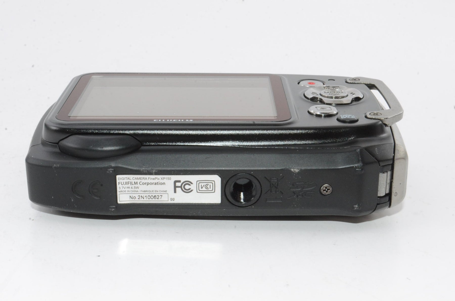 【外観並級】FUJIFILM デジタルカメラ FinePix XP150 防水 ブラック F FX-XP150B