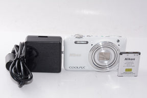 【外観並級】Nikon クールピクス S6600WH ナチュラルホワイト
