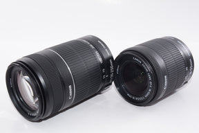 【外観並級】Canon デジタル一眼レフカメラ EOS Kiss X7 ダブルズームキット EF-S18-55ｍｍ/EF-S55-250ｍｍ付属 KISSX7-WKIT