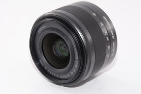 【外観特上級】Canon ミラーレス一眼カメラ EOS M6 レンズキット(ブラック) EF-M15-45mm F3.5-6.3 IS STM 付属 EOSM6BK-1545ISSTMLK