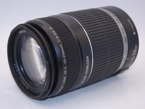 【外観特上級】Canon 望遠レンズ EF-S55-250mm F4-5.6 IS