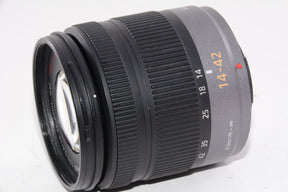 【外観特上級】パナソニック LUMIX G VARIO 14-42mm F3.5-5.6 ASPH. MEGA O.I.S H-FS014042