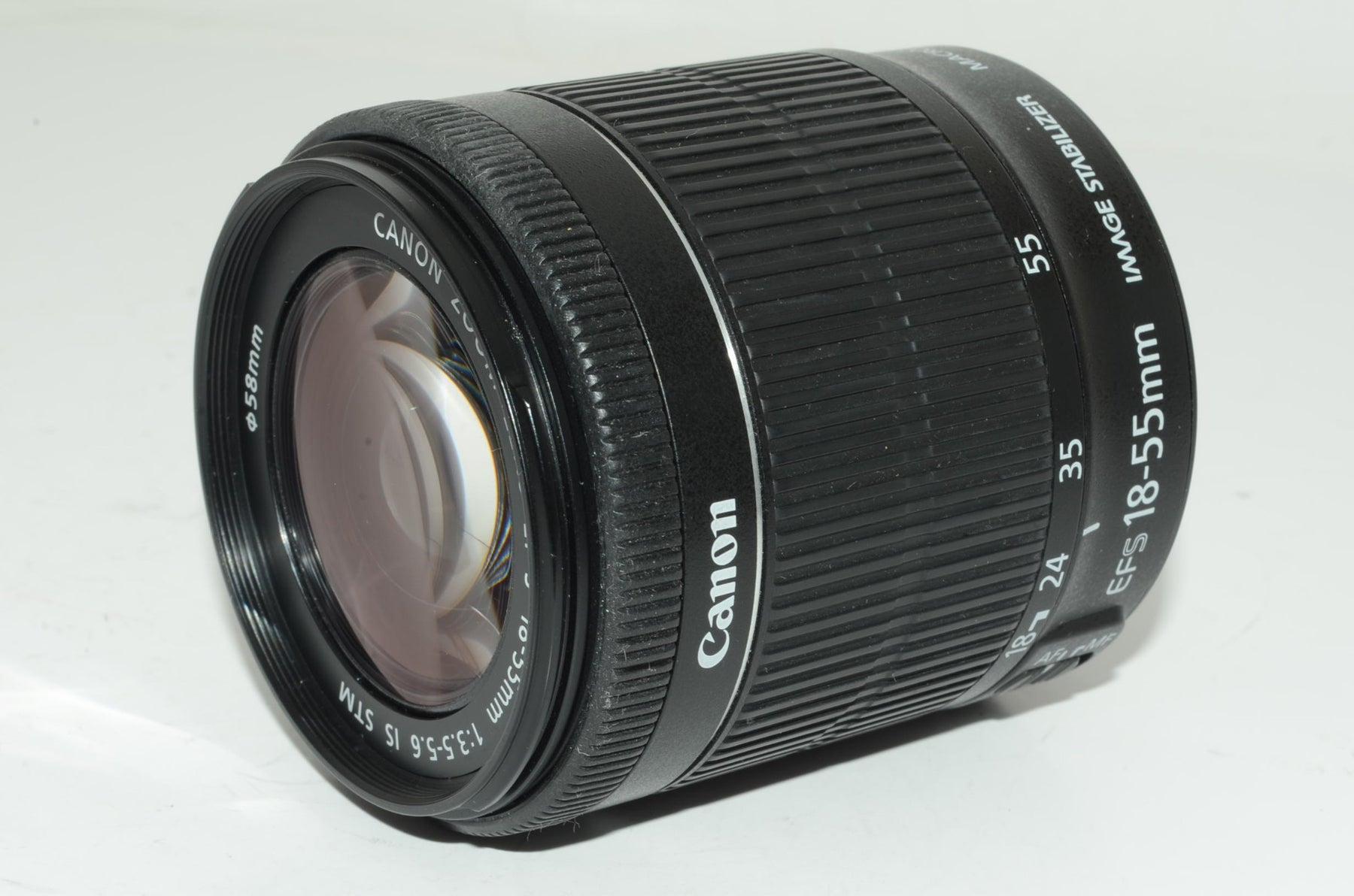 【外観特上級】Canon 標準ズームレンズ EF-S18-55mm F3.5-5.6 IS STM