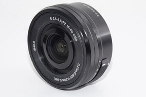 【外観特上級】ソニー SONY ミラーレス一眼 α5100 パワーズームレンズキット E PZ 16-50mm F3.5-5.6 OSS付属 ブラック ILCE-5100L-B