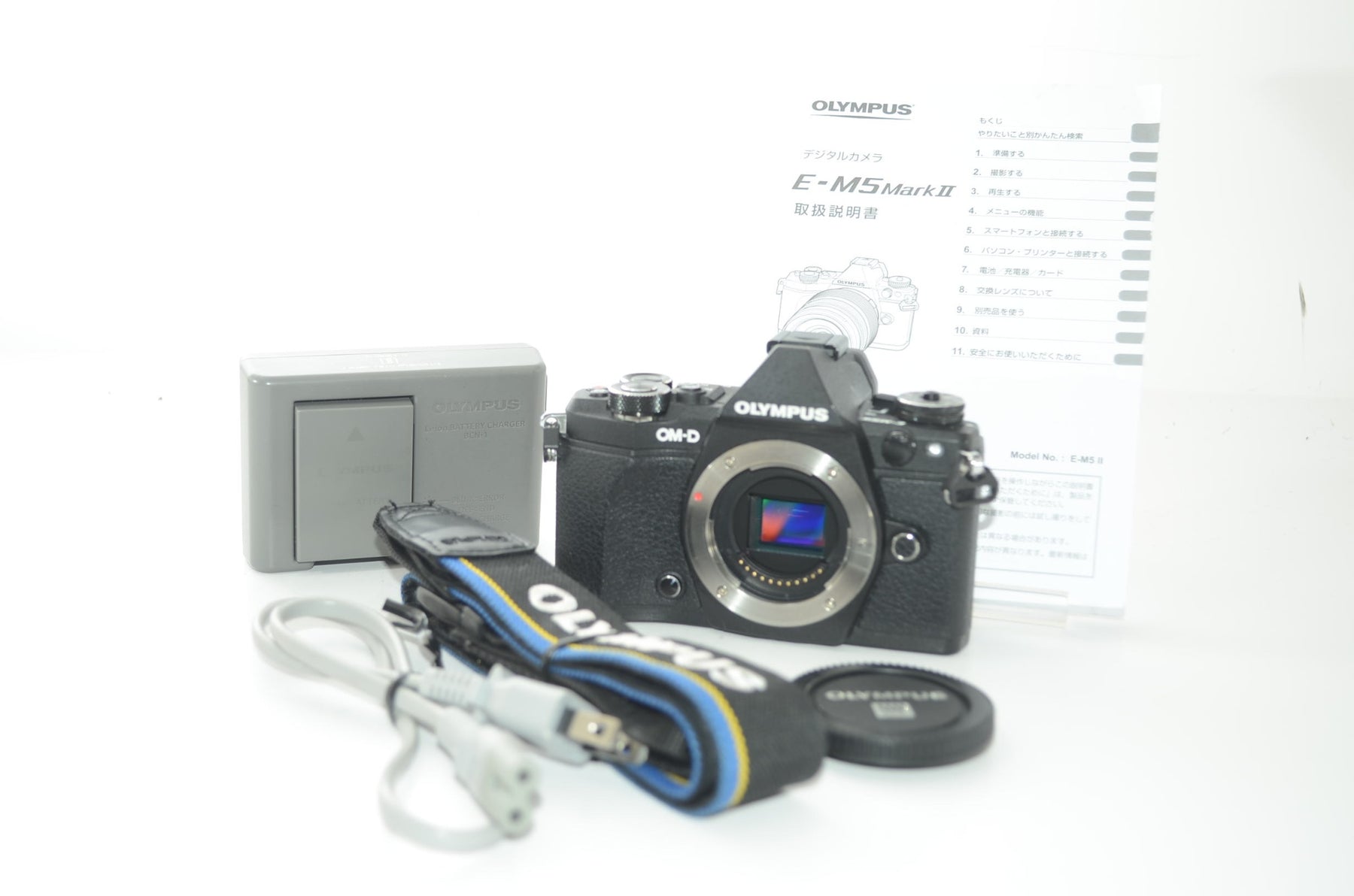 【外観並級】OLYMPUS ミラーレス一眼 OM-D E-M5 MarkII ボディー ブラック E-M5 MarkIIBody BLK