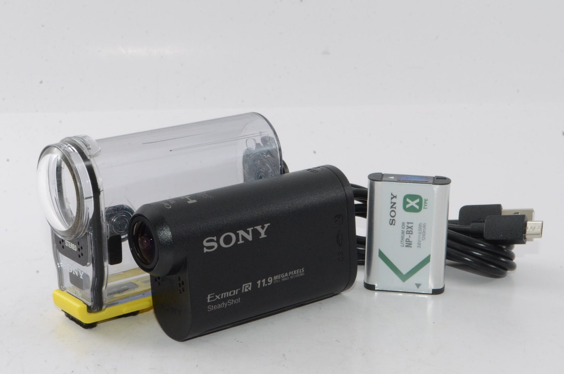 【外観並級】SONY  ウォータープルーフケース付 HDR-AS30V