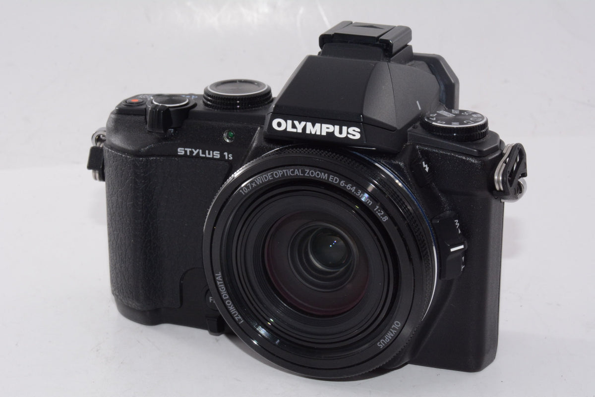 【外観並級】OLYMPUS デジタルカメラ STYLUS-1S 28-300mm ブラック