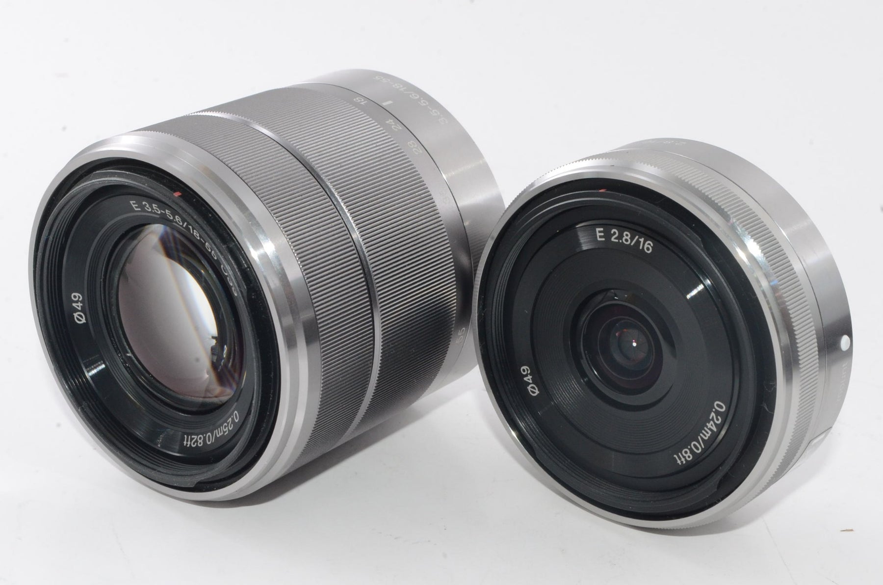 【外観並級】ソニー SONY ミラーレス一眼 α NEX-5  ダブルズームレンズキットE16mm F2.8+E18-55mm F3.5-5.6  OSS付属 ブラック NEX-5D/B