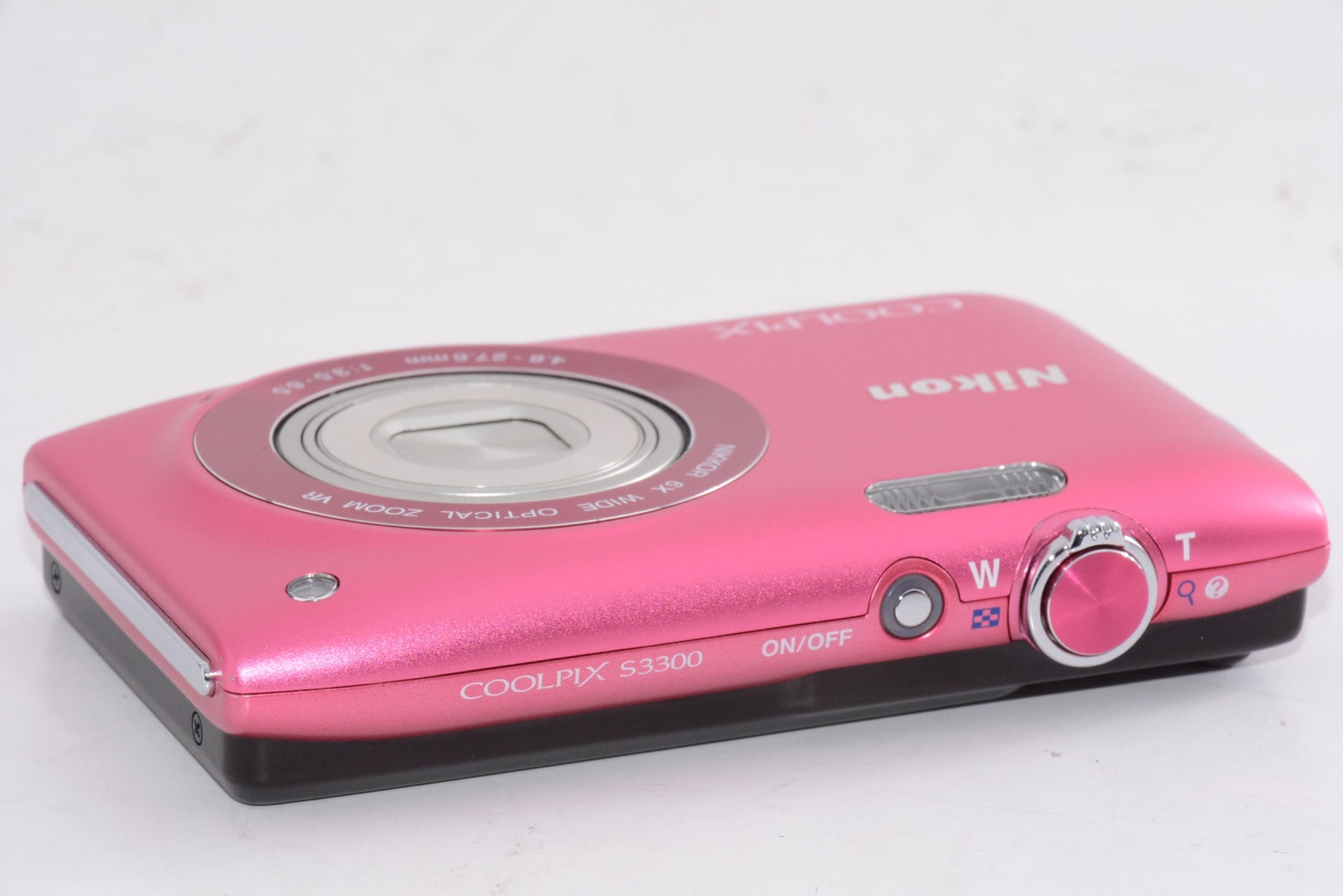 【外観特上級】Nikon デジタルカメラ COOLPIX (クールピクス) S3300 ストロベリーピンク S3300PK