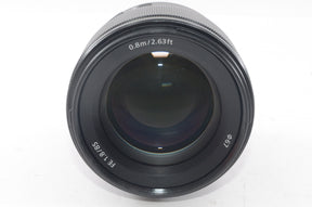 【外観特上級】ソニー デジタル一眼カメラα[Eマウント]用レンズ SEL85F18(FE 85mm F1.8)