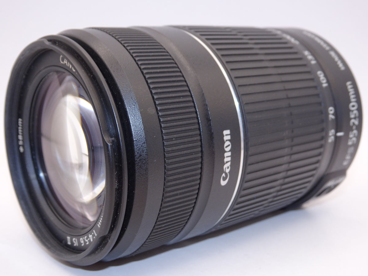 【外観特上級】Canon 望遠ズームレンズ EF-S55-250mm F4-5.6 IS II