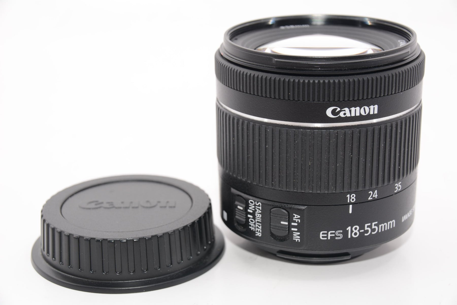 【外観特上級】Canon 標準ズームレンズ EF-S18-55mm F3.5-5.6 IS STM