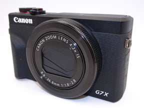 【外観特上級】Canon コンパクトデジタルカメラ PowerShot G7 X Mark III ブラック 1.0型センサー/F1.8レンズ/光学4.2倍ズーム PSG7XMARKIIIBK