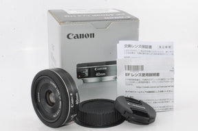 【外観特上級】Canon 単焦点レンズ EF40mm F2.8 STM フルサイズ対応