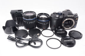 【外観特上級】OLYMPUS デジタル一眼レフカメラ E-520 ダブルズームキット E-520WKIT