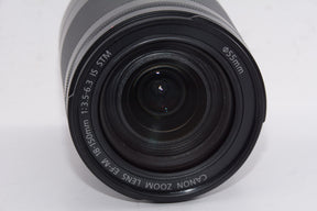 【外観特上級】Canon 望遠ズームレンズ EF-M18-150mm F3.5-6.3 IS STM ミラーレス専用 グラファイト