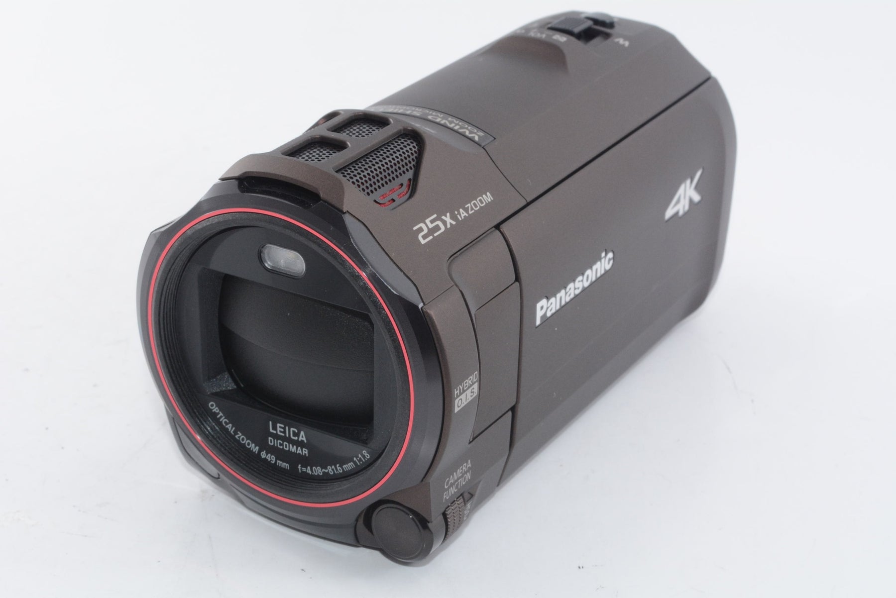 【外観特上級】パナソニック 4K ビデオカメラ VX992M 64GB 光学20倍ズーム カカオブラウン HC-VX992M-T