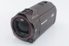 【外観特上級】パナソニック 4K ビデオカメラ VX992M 64GB 光学20倍ズーム カカオブラウン HC-VX992M-T