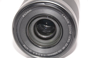 【外観特上級】Canon 望遠ズームレンズ EF-M55-200mm F4.5-6.3 IS STM