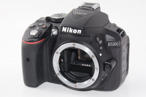 【外観特上級】Nikon デジタル一眼レフカメラ D5300 ダブルズームキット2 ブラック