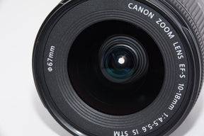 【外観特上級】Canon 超広角ズームレンズ EF-S10-18mm F4.5-5.6 IS STM