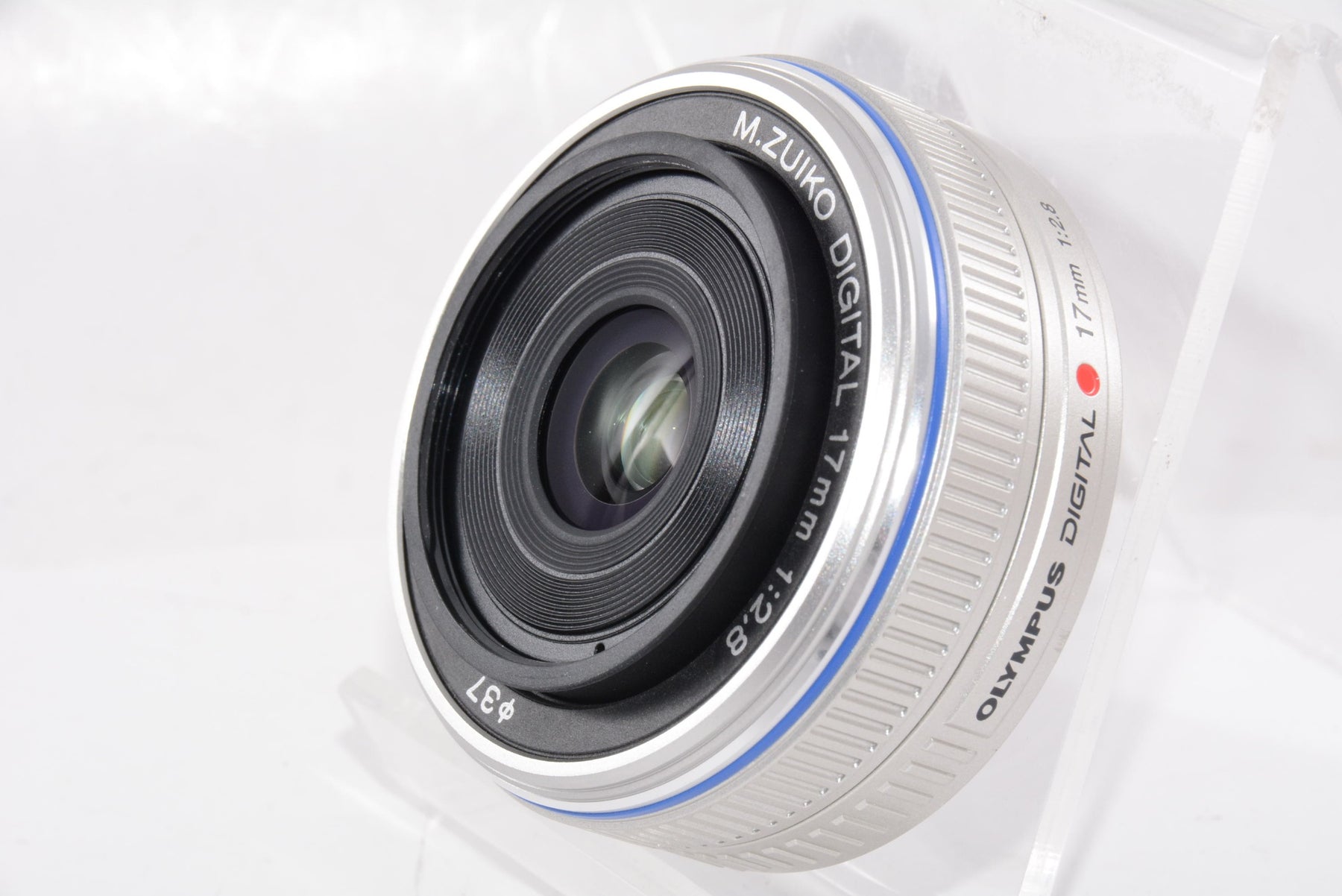 【外観特上級】OLYMPUS パンケーキレンズ M.ZUIKO DIGITAL 17mm F2.8 シルバー
