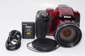 【外観特上級】Nikon デジタルカメラ P600 レッド