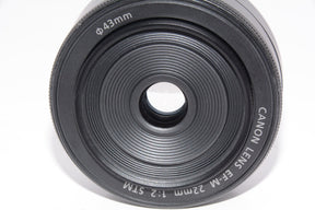 【外観特上級】Canon EF-M22mm F2 STM ミラーレス一眼対応