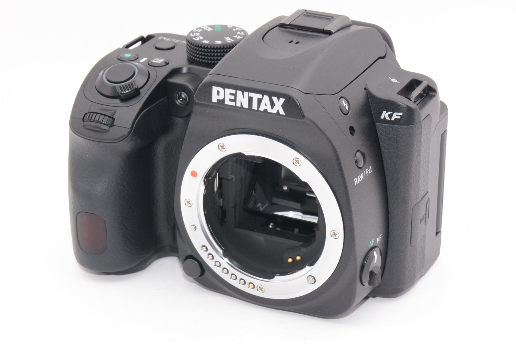 【ほぼ新品】PENTAX KF ボディ ブラック APS-Cデジタル一眼レフカメラ 【視野率100%光学ファインダー】【超高感度・高解像 2424万画素】【4.5段ボディ内手ぶれ補正機構】【最高ISO感度102400】【全天候型・アウトドアスペック】【バリアングルモニター】