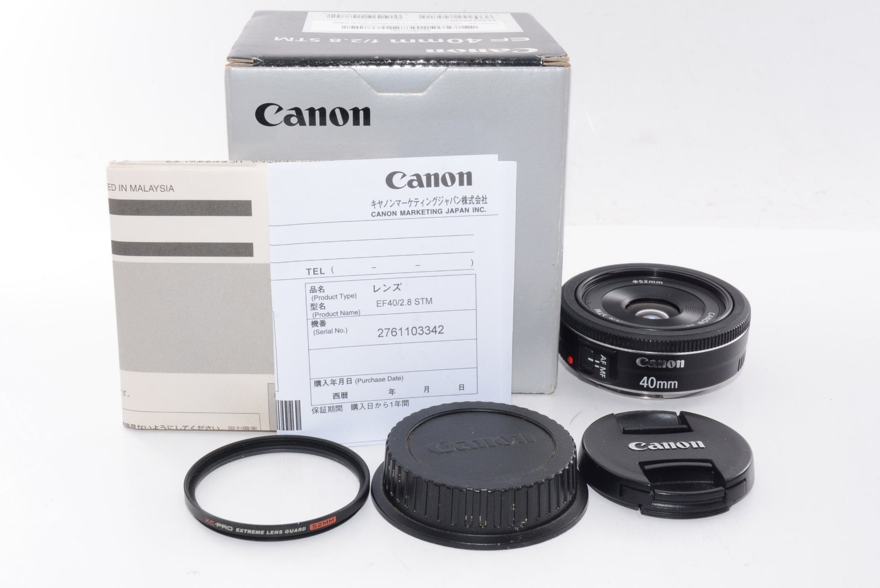 【外観特上級】Canon 単焦点レンズ EF40mm F2.8 STM フルサイズ対応