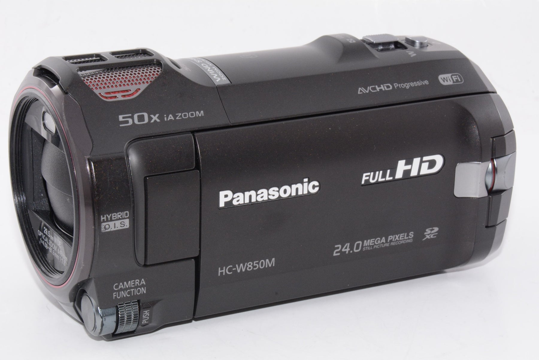 【外観特上級】パナソニック デジタルハイビジョンビデオカメラ ブラウン HC-W850M