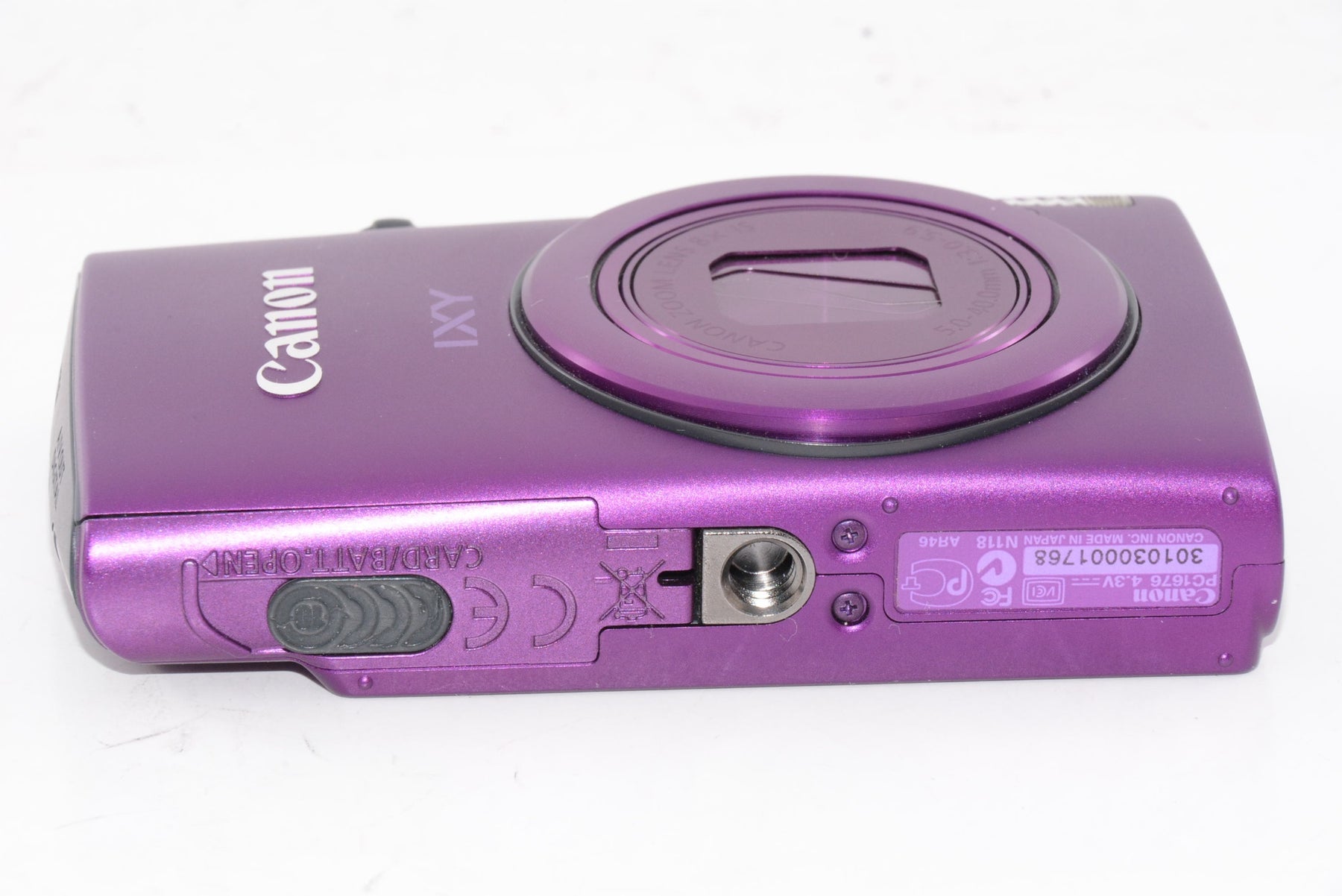 【外観並級】Canon デジタルカメラ IXY600F パープル IXY600F(PR)