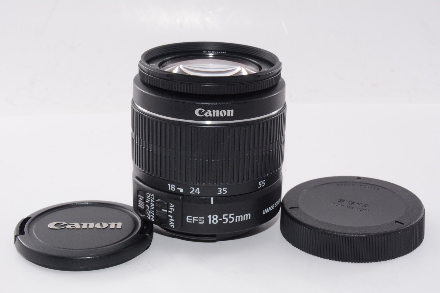 【外観並級】Canon 標準ズームレンズ EF-S18-55mm F3.5-.5.6 IS II