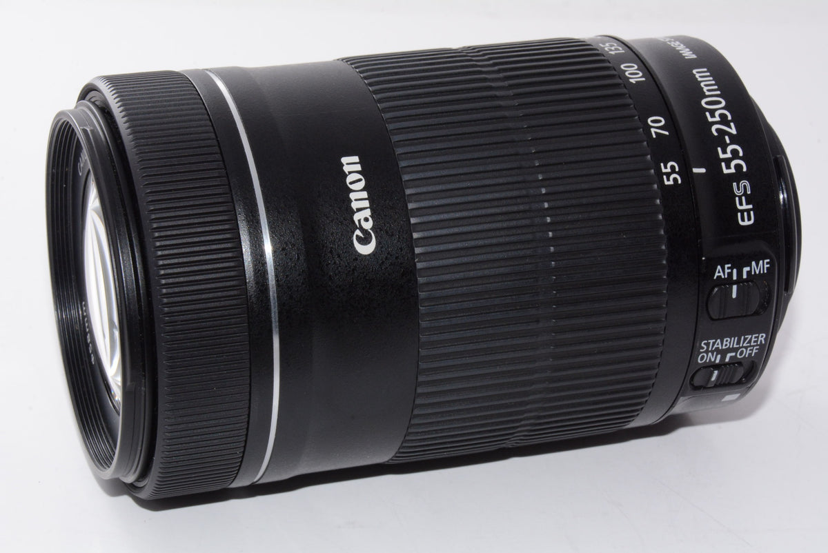 【外観特上級】Canon 望遠ズームレンズ EF-S55-250mm F4-5.6 IS STM