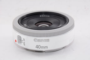 【外観特上級】Canon EF 40 mm F2.8 STM ホワイト