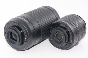 【外観並級】Nikon デジタル一眼レフカメラ D5600 ダブルズームキット ブラック D5600WZBK